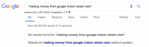 making money from google indoor street view